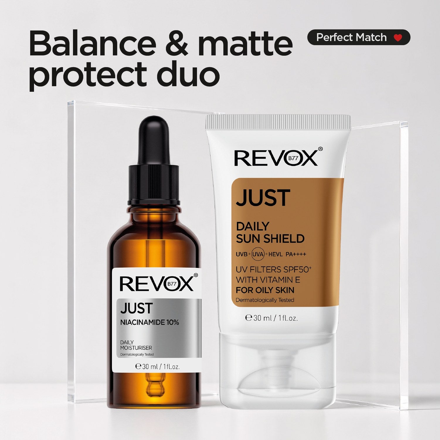 Niacinamide 10% + Daily Sun Shield for Oily Skin