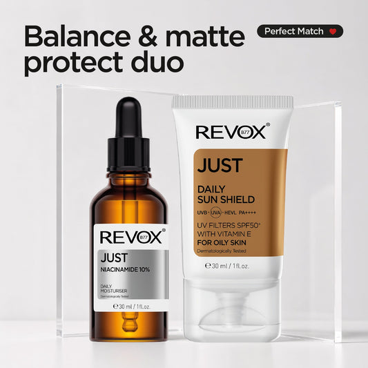 Niacinamide 10% + Daily Sun Shield for Oily Skin