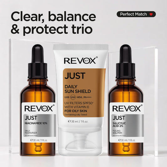 Niacinamide 10% + Salicylic Acid 2% + Daily Sun Shield for Oily Skin