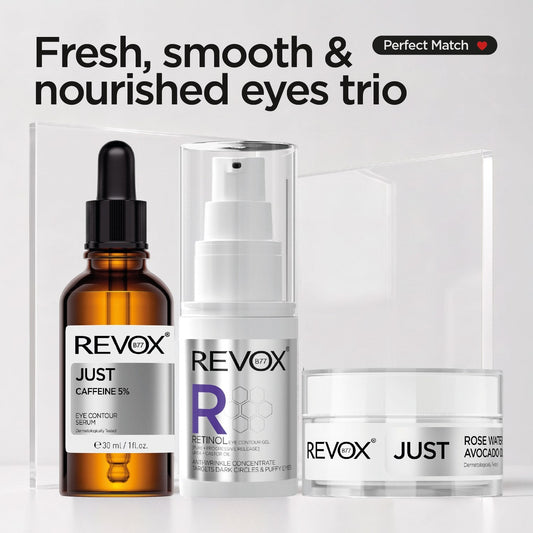 Caffeine 5% + Retinol Eye Contour + Rose Water Avocado Oil Eye Care Cream