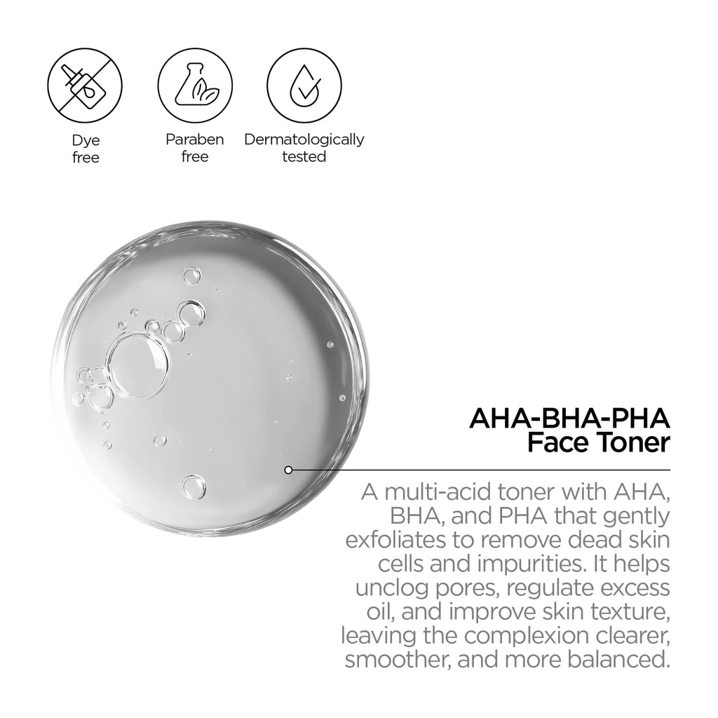 AHA BHA PHA Active Face Toner